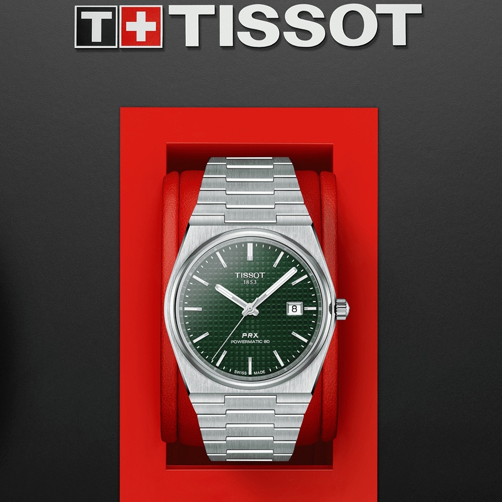 新作揃え TISSOT PRX１８５３未使用に近い❗️ 腕時計(アナログ