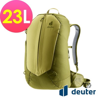 【deuter 德國】AC LITE 23L網架直立式透氣背包3420324黃綠/單攻登山包/健行包/戶外休閒包*