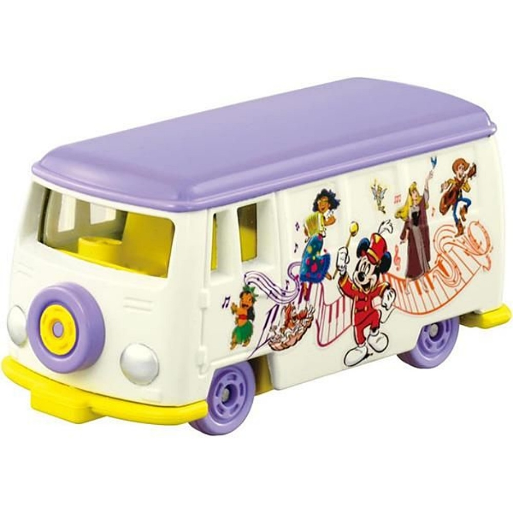 日本 TOMICA 迪士尼 100週年巴士 經典版(紫) DS91387