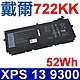 DELL 戴爾 722KK 52Wh 4芯 電池 2XXFW FP86V WN0N0 XPS 13 9300 9380 2020 product thumbnail 1