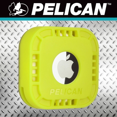 美國 Pelican 派力肯 AirTag 專用黏貼式固定座 - 萊姆綠