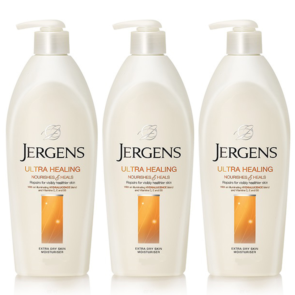 JERGENS 珍柔美體護膚保濕乳液650ml (長效配方) 3入組