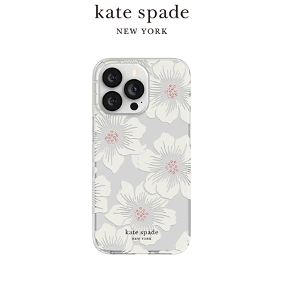 【kate spade】iPhone 14 Plus 精品手機殼 經典蜀葵