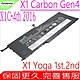 Lenovo TP00076A 電池適用 聯想 X1 Carbon 4th Gen4 Yoga 1st 2nd 00HW028 00HW029 01AV440 01AV439 TP00076B product thumbnail 1