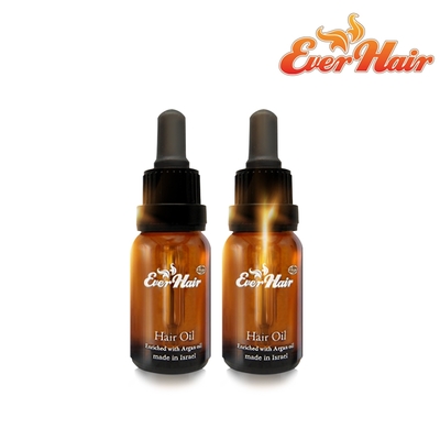 買一送一【Ever Hair】頂級摩洛哥堅果修護髮油15ml(共2入)