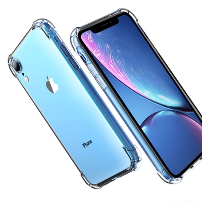 iPhone XR 透明四角防摔防撞氣囊手機殼 XR手機殼