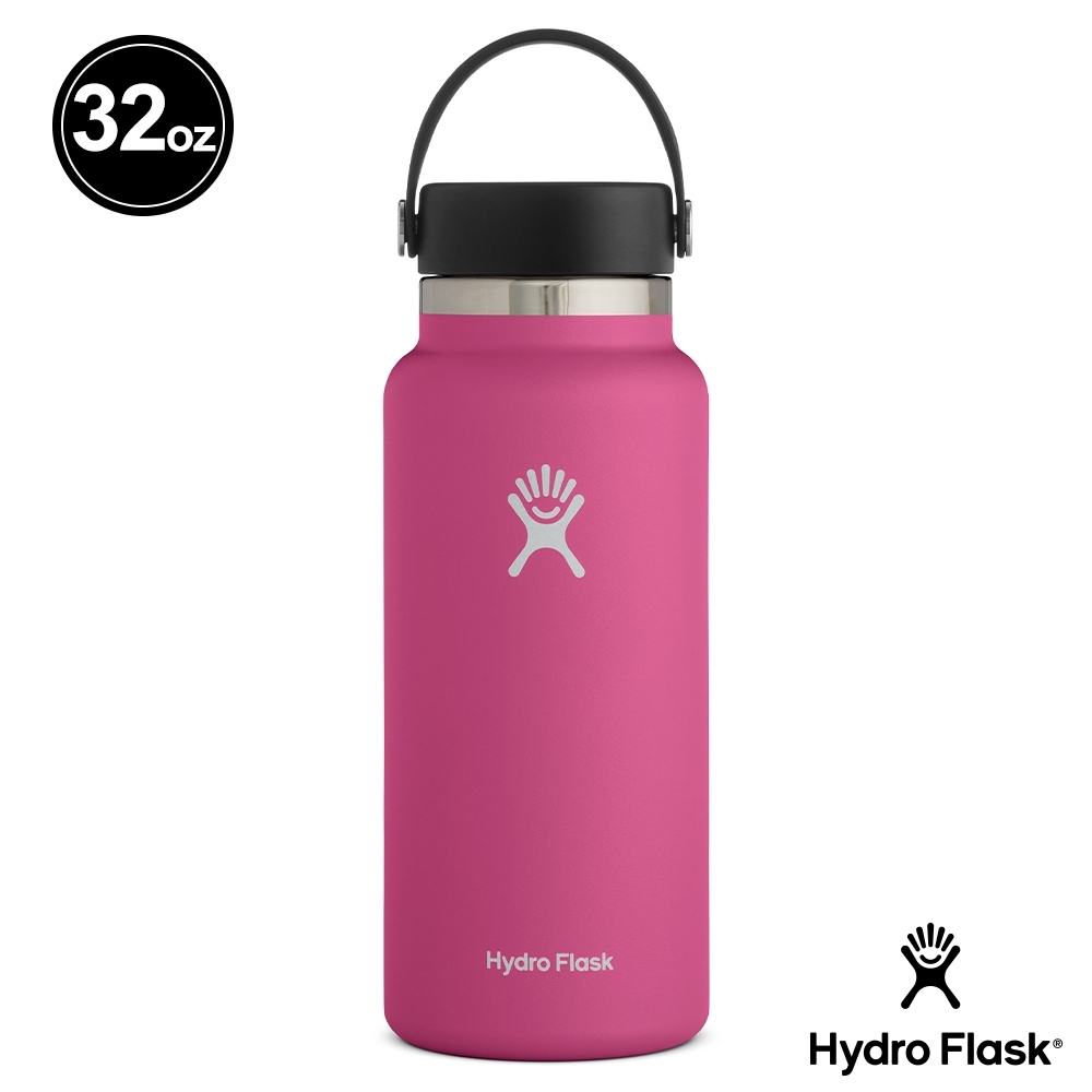 Hydro Flask 32oz/946ml 寬口提環保溫瓶 石竹紅