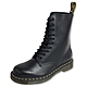 Dr.Martens 馬汀 1490 SMOOTH 平底10孔綁帶中筒靴 素面硬皮中性款馬丁 高幫休閒靴11857001 product thumbnail 1