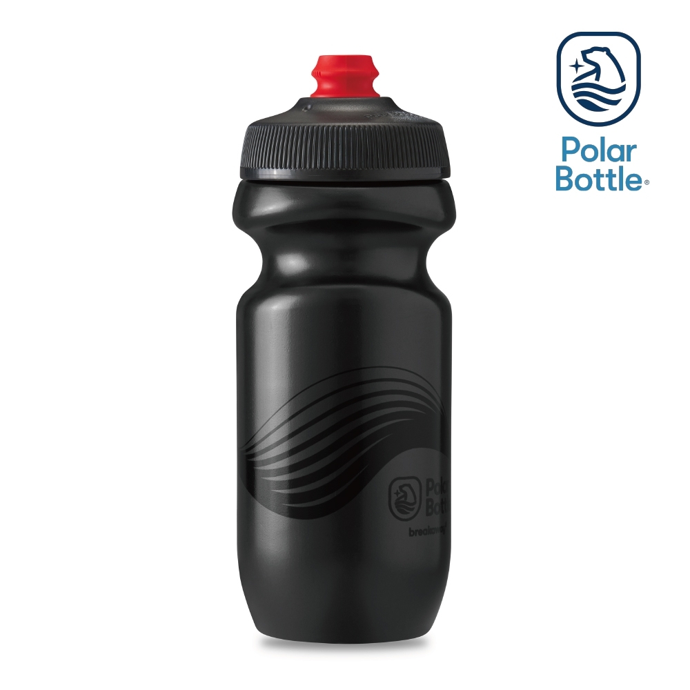 Polar Bottle 20oz 單層噴射水壺 WAVE 黑