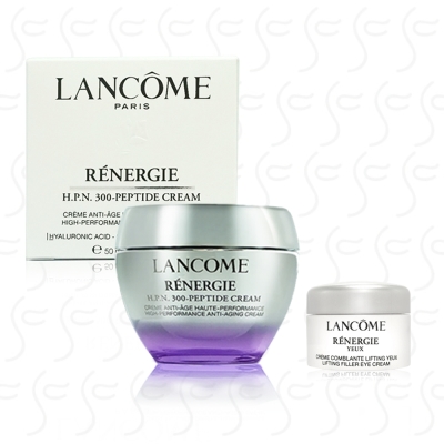 LANCOME蘭蔻 超緊顏多肽抗痕霜50ml+超緊顏白金緊緻抗痕眼霜5ml