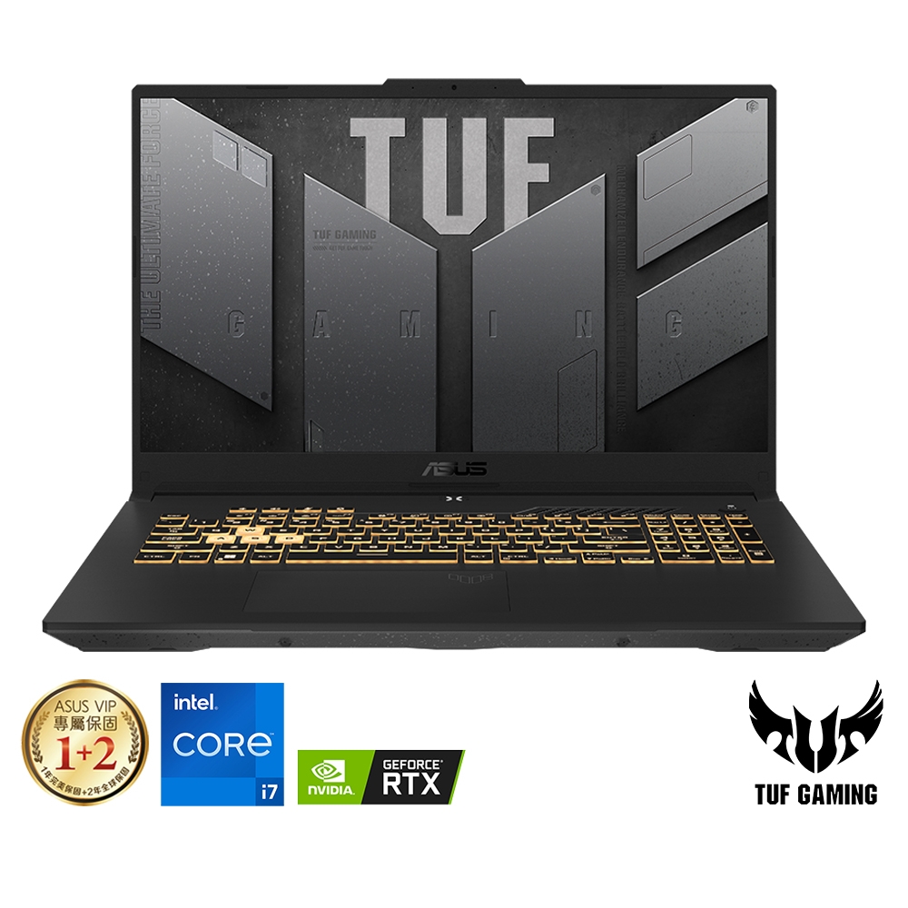 ASUS FX707ZE 17吋電競筆電 (i7-12700H/RTX3050Ti/24G/512G SSD/Win11/御鐵灰/特仕版)