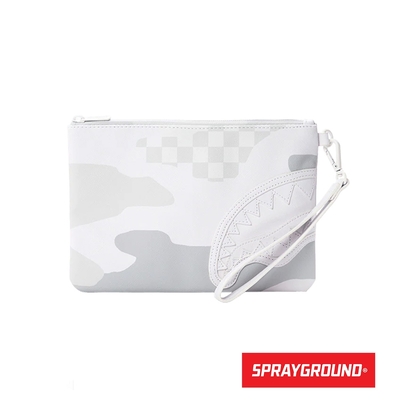 SPRAYGROUND- 3AM LE BLANC 腕帶手拿包-白色