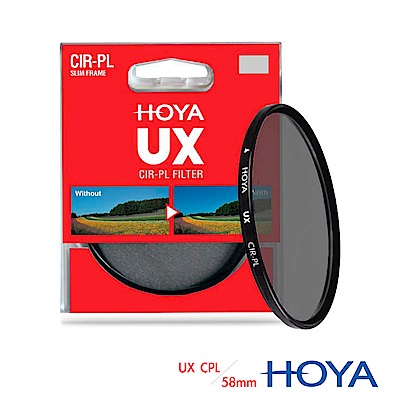 HOYA UX SLIM 58mm 超薄框CPL偏光鏡