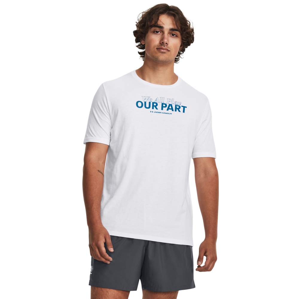 【UNDER ARMOUR】男 WE ALL PLAY OUR PART 短T-Shirt 1379545-100