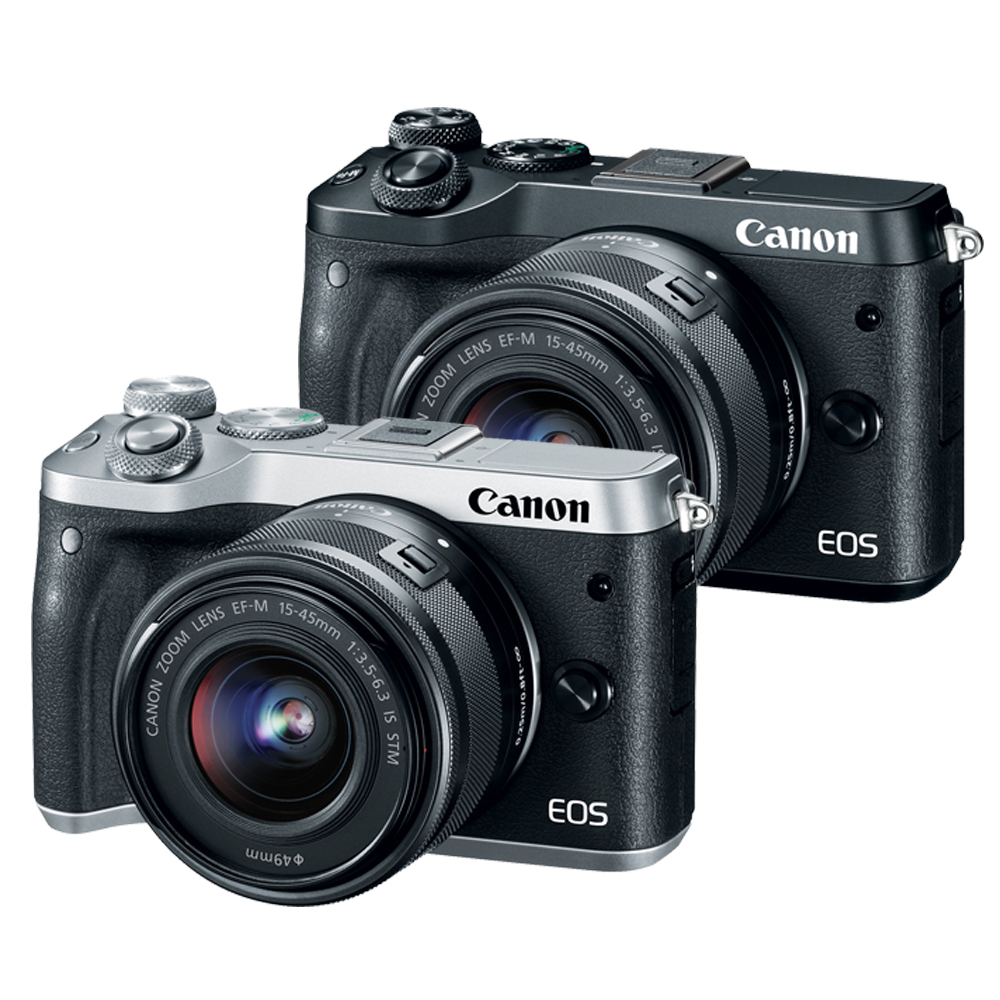 CANON EOS M6+15-45mm IS STM 單鏡組*(中文平輸) product image 1