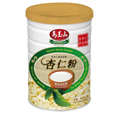 【馬玉山】杏仁粉無添加蔗糖450g