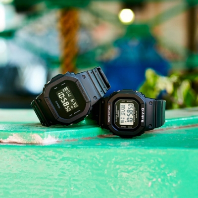 CASIO G-SHOCK 經典磨砂霧面時尚運動錶(DW-5600BB-1) | G-SHOCK