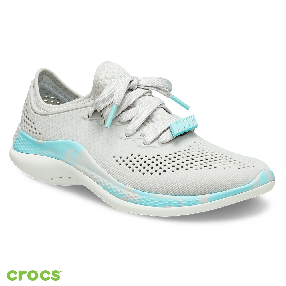 Crocs 大理石紋女士LiteRide360徒步繫帶鞋-207632-1DU