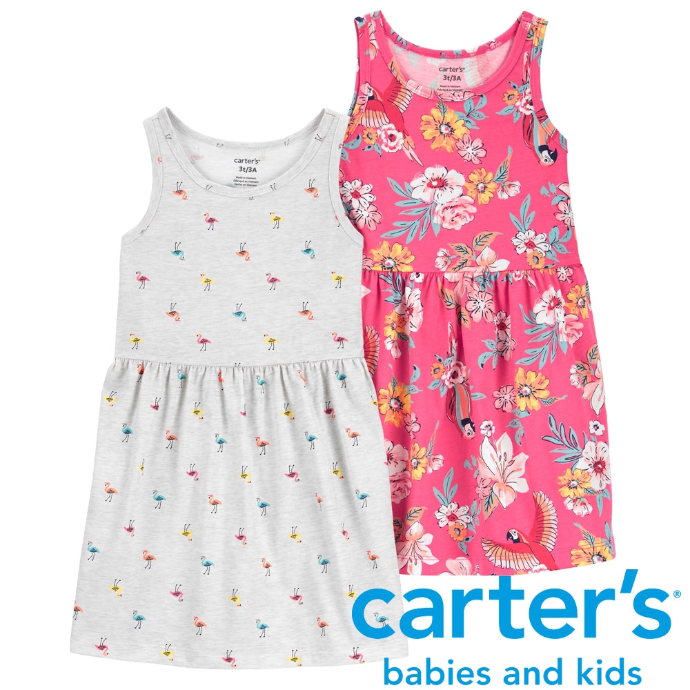 【Carter's】夏日百花2件組洋裝(3T-5T)