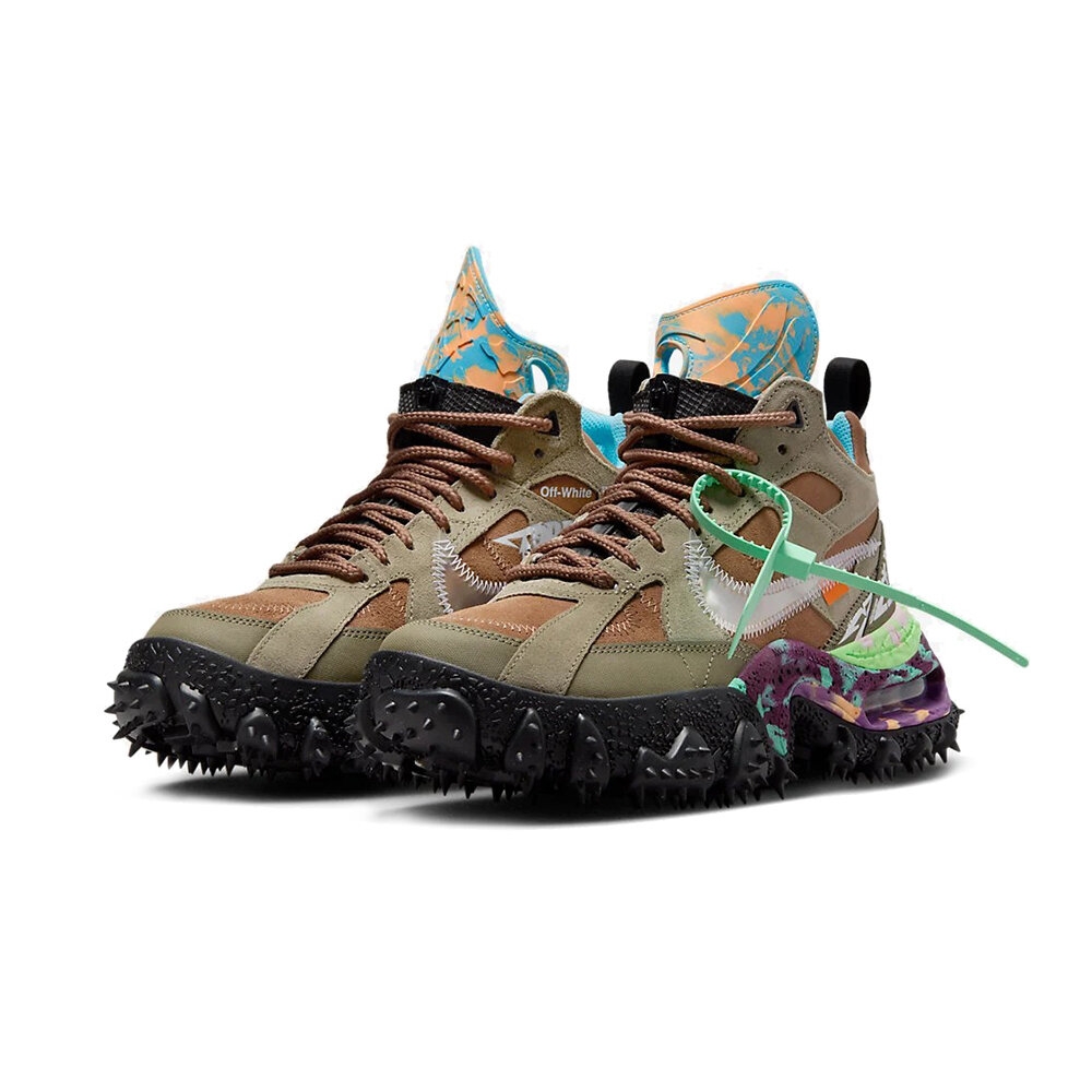 Off White x Nike Air Terra Forma Archaeo Brown 咖啡棕 聯名款 登山靴 復古 未來主義 休閒鞋 男鞋 DQ1615-200