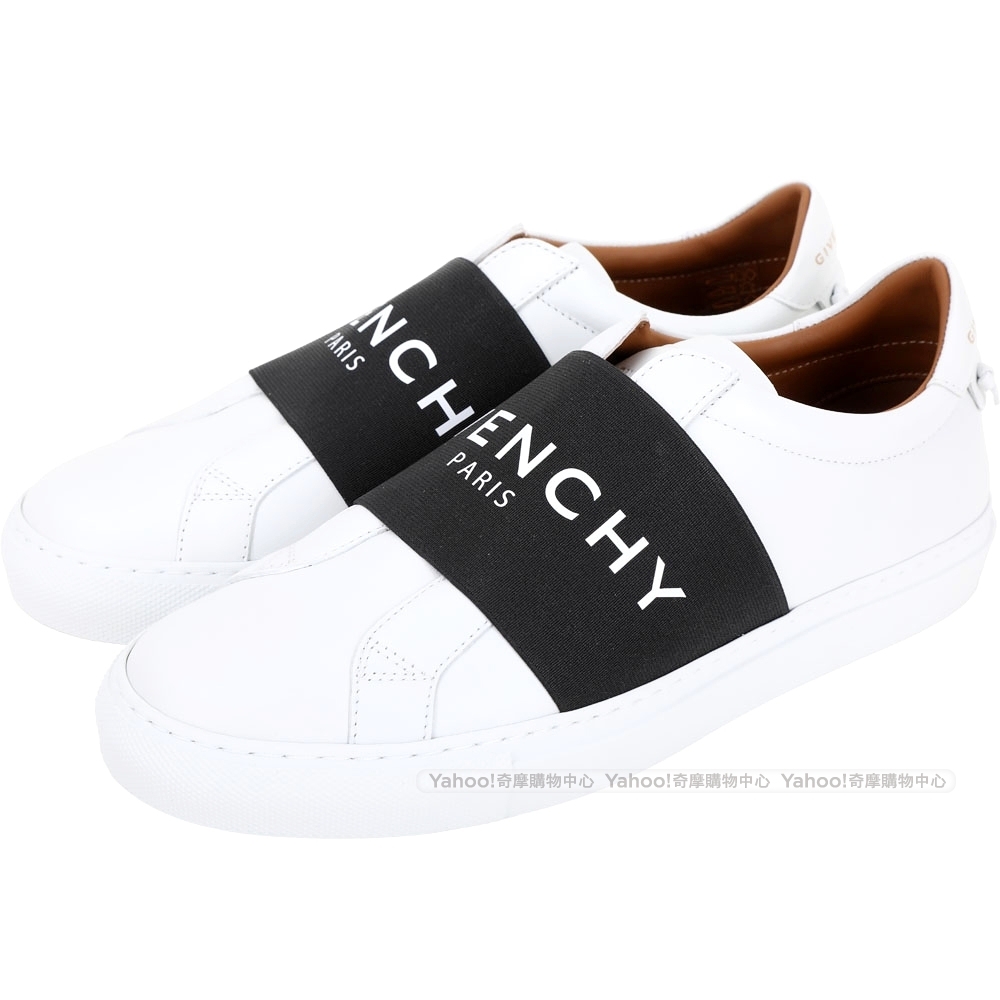 GIVENCHY PARIS WEBBING 字母織帶休閒小白鞋