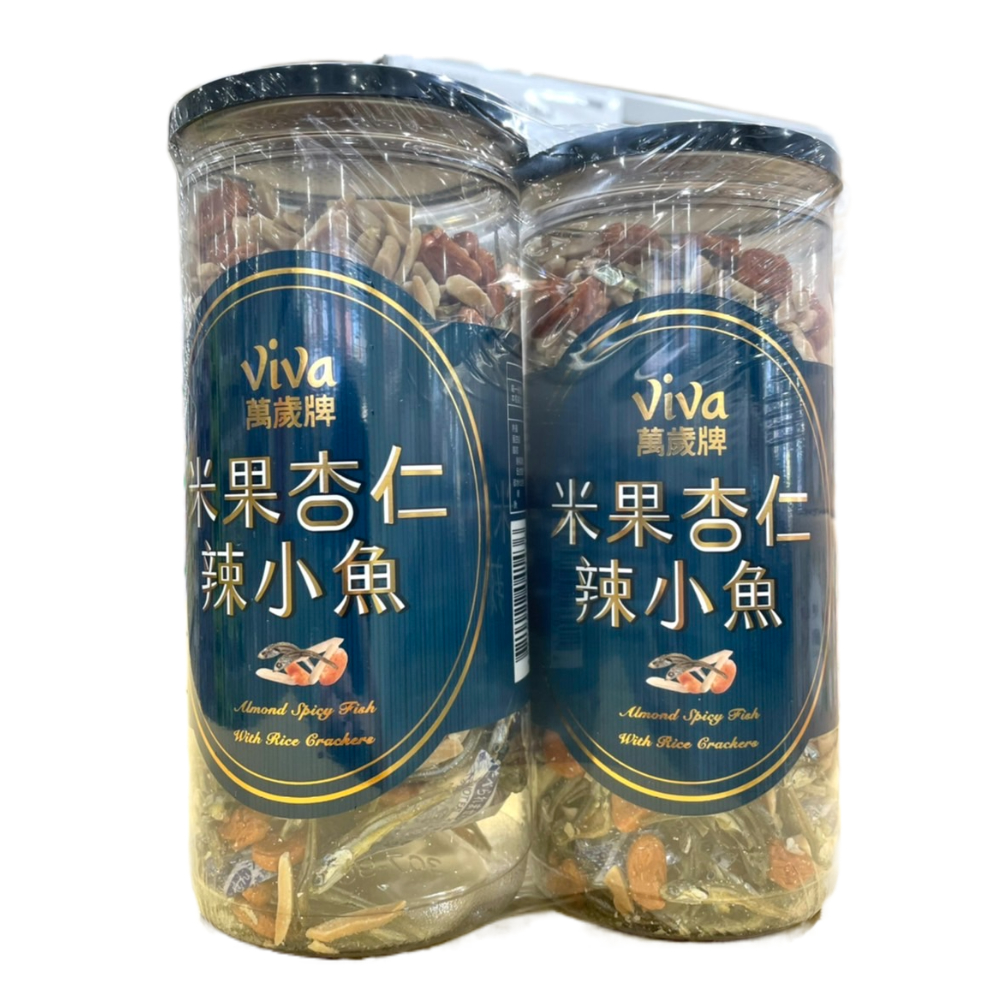 萬歲牌 米果杏仁辣小魚 340公克 X 2入