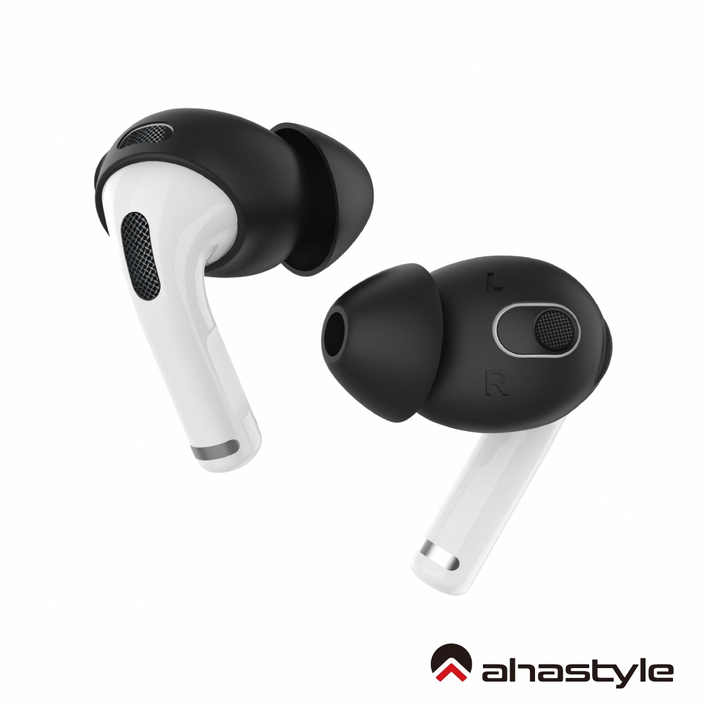 AHAStyle AirPods 3 提升音質 入耳式耳機套(三組入附收納套) 黑色