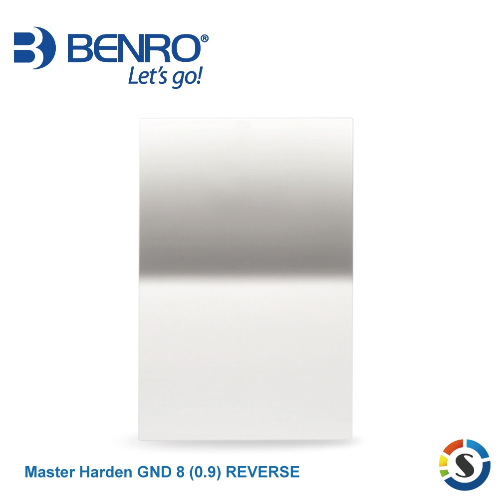 BENRO百諾 Master Harden GND8 (0.9) REVERSE 鋼化反向漸層減光鏡 100X150mm