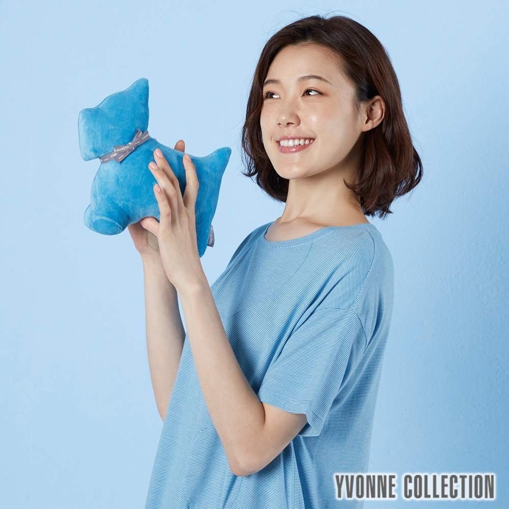 Yvonne Collection 梗犬造型玩偶-水藍