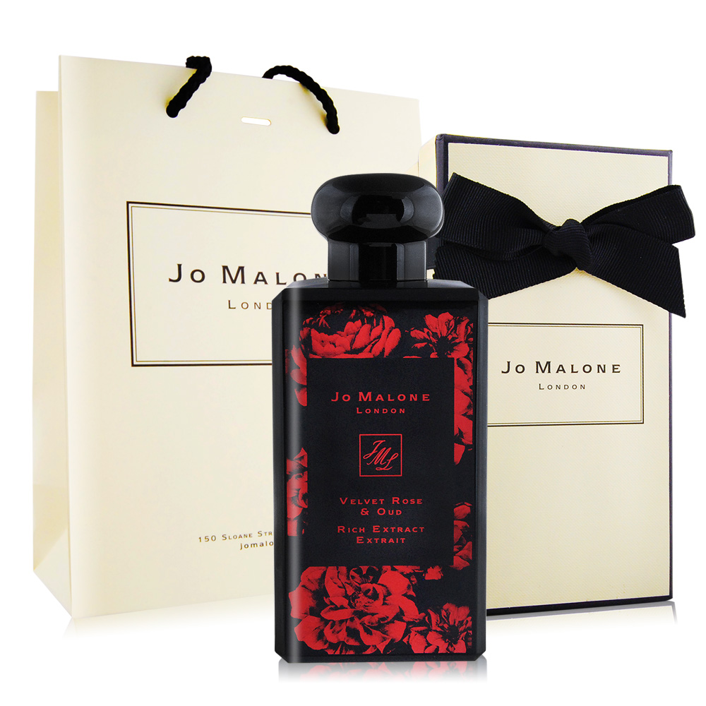 Jo Malone 絲絨玫瑰與烏木醇粹古龍水100ml [附外盒+緞帶+提袋]