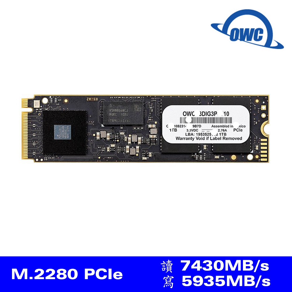 OWC M.2 PCle 4.0 SSD 1TB-Aura Pro IV