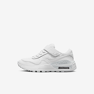 Nike Air Max Systm PS [DQ0285-102] 中童 休閒鞋 運動 氣墊 緩震 魔鬼氈 穿搭 白