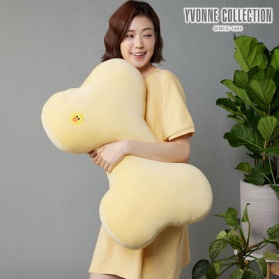 YVONNE 以旺傢飾 莎莉立體大骨頭抱枕（LINE FRIENDS）