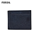 FOSSIL NEEL 真皮系列證件零錢袋兩折短夾-海軍藍 ML3890400 product thumbnail 1
