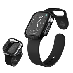 刀鋒Edge Apple Watch Series 5 44mm 鋁合金雙料保護殼 經典黑