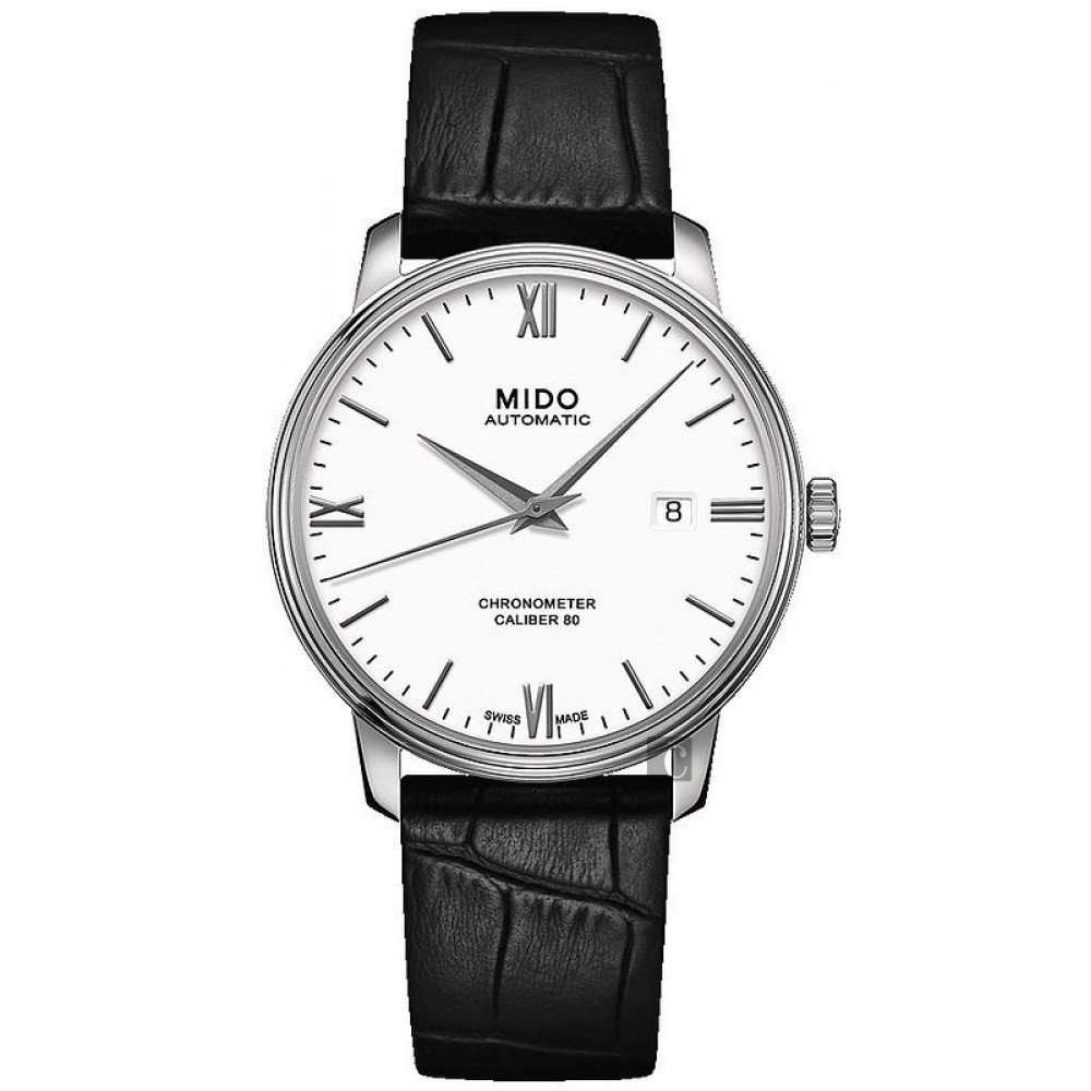 MIDO 美度 官方授權 永恆80小時天文台認證矽游絲機械錶 送禮推薦-39mm M0274081601800