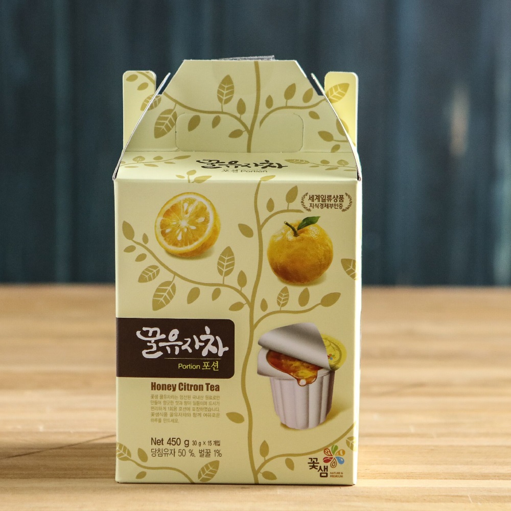 【Honey Citron Tea】蜂蜜柚子隨身茶球(30g*15顆/盒)