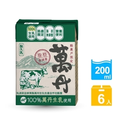 萬丹 保久乳(200mlx6入)
