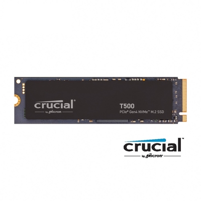 美光 Micron Crucial T500 500GB PCIe NVMe M.2 SSD CT500T500SSD8