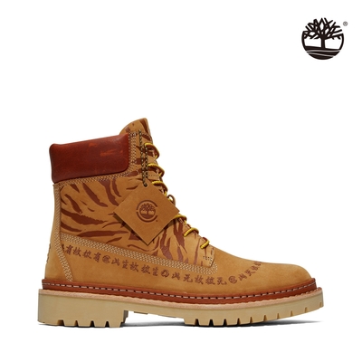 TimberlandｘFuture73聯名款 女款小麥色聯名款皮革Timberloop6吋靴|A66K7231