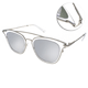 PAUL HUEMAN太陽眼鏡 造型貓眼框/透明銀-白水銀#PHS1083A C17 product thumbnail 1