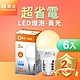 (6入) 舞光 LED燈泡 3W E27 全電壓 2年保固 product thumbnail 4