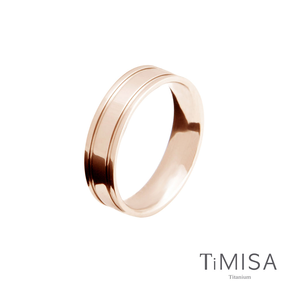 TiMISA《戀愛軌跡-細》純鈦戒指(三色可選)