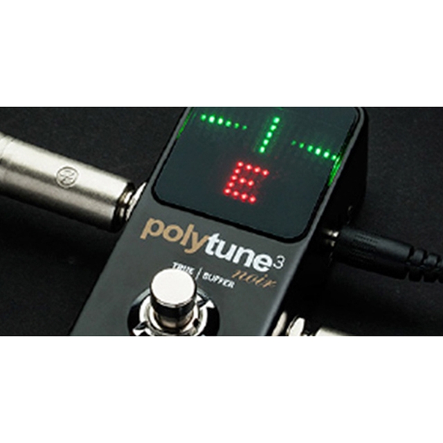 tc electronic Polytune 3 Mini Noir 地板式調音器| 調音器/節拍器