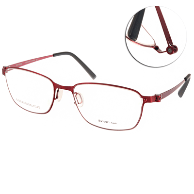 VYCOZ眼鏡 極簡薄鋼款/紅#TECK RED-RED