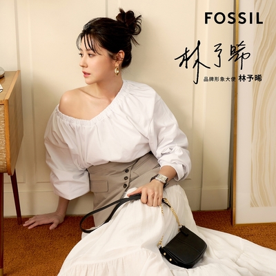 FOSSIL Jolie 真皮迷你法棍包-黑色 ZB1906001