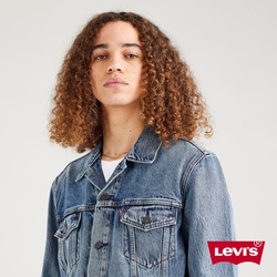 Levis 男款 牛仔外套 Type3經典修身版型 精緻中藍洗舊