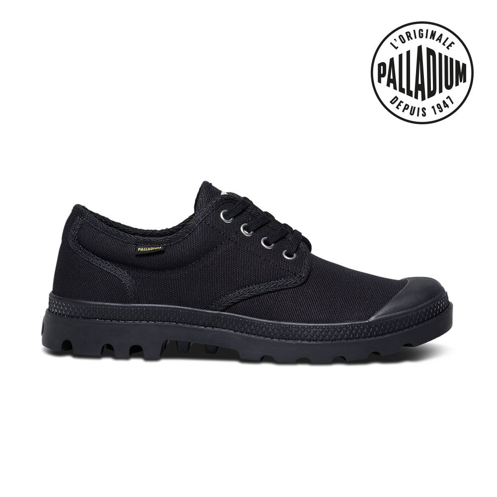 Palladium Pampa OX ORIGINALE帆布鞋-女-黑