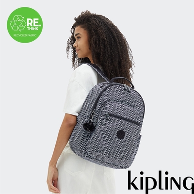 kipling 經典老花機能手提後背包-seoul