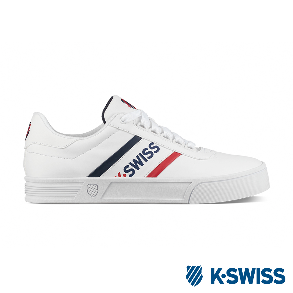 K-SWISS Court Lite Spellout S時尚運動鞋-中性款-白